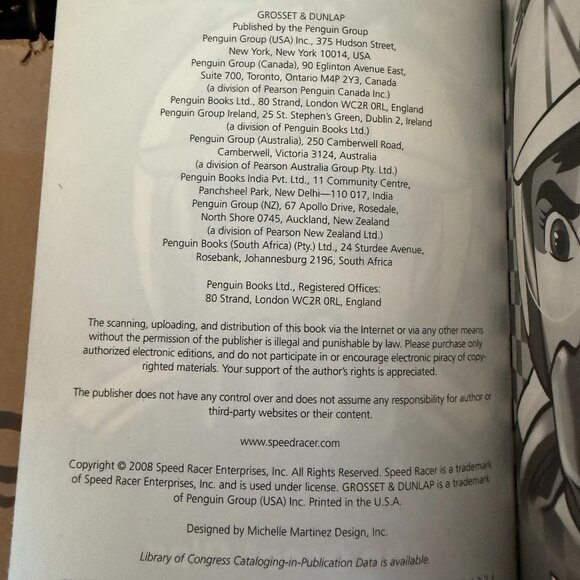 BOOK SPEED RACER "THE GREAT PLAN" - Picture 4 of 9